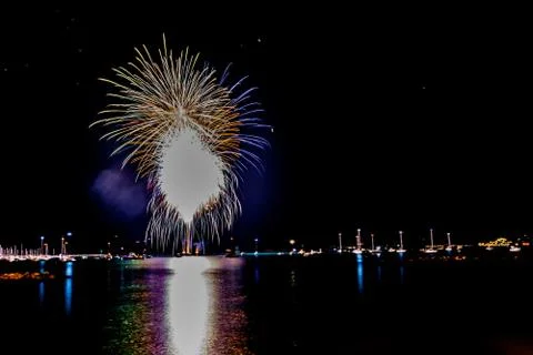 Fireworks Stockfoto's