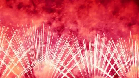 Fireworks postcards Stock Photos