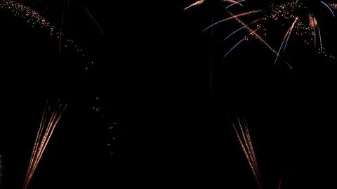 Fireworks postcards Stock Photos