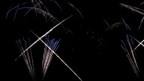 Fireworks postcards Stock Photos