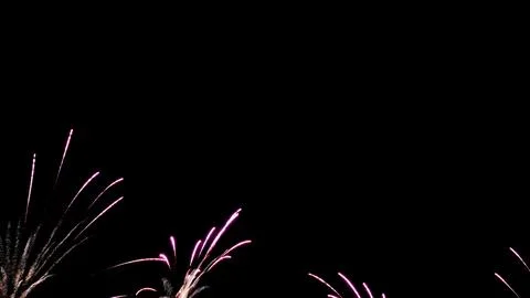 Fireworks postcards Stock Photos