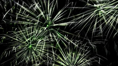 Fireworks postcards Stock Photos