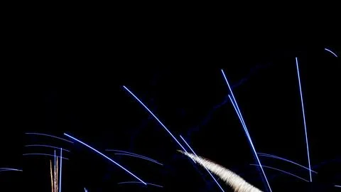 Fireworks postcards Stock Photos