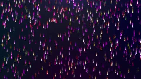 Fireworks Rain Stock Footage 217380873