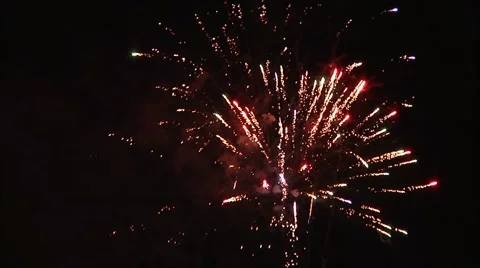 Fireworks, real time Video stock 42819209