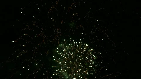 Fireworks in reverse. Stock Footage 197552185