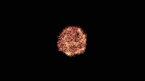 Fireworks Ring Burst Motion Graphics animation. Stock Footage 218276951