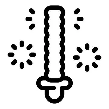 Fireworks rocket exploding with stars surrounding it イラスト素材