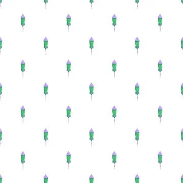 Fireworks rockets forming a seamless pattern background 스톡 일러스트