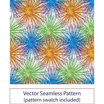 Fireworks seamless pattern 스톡 일러스트