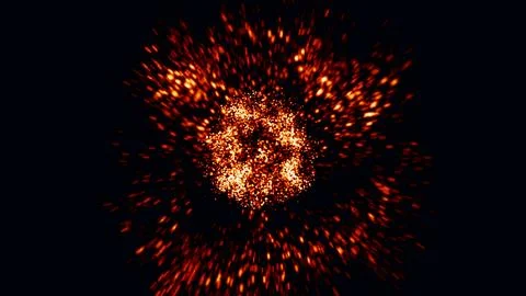 Fireworks shot without a tripod, but using a high shutter speed instead. Stock Illustration