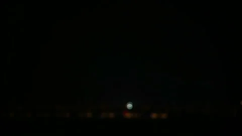 Fireworks show at blurred focus as background horizonta composition Stock Footage 121759028