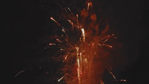 Fireworks Show Stock Footage 77210418