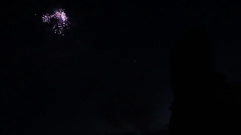 Fireworks show Stock Footage 80797272