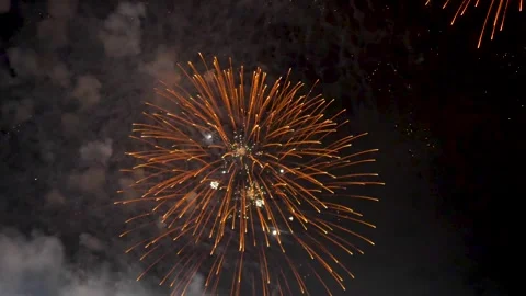 Fireworks Show Vídeo Stock 344105800