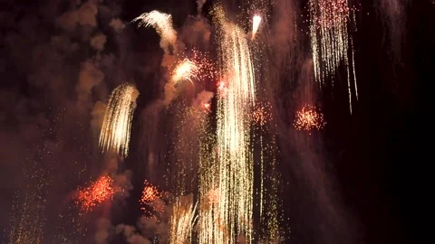 Fireworks Show Stock Footage 344106041