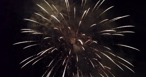 Fireworks Show in Georgia Stock Footage