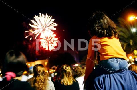Fireworks show Stock Photos