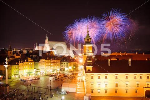 Fireworks show Stock Photos