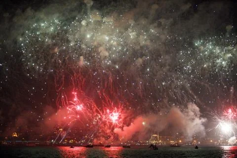 Fireworks show Stock Photos