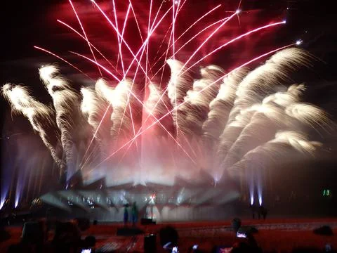 Fireworks show Stock Photos