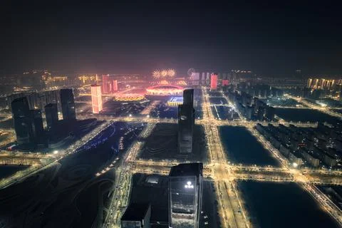 Fireworks show Stock Photos