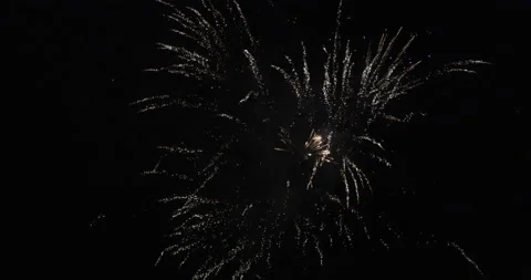 Fireworks in the sky, 4K slomo Stock Footage 228882692