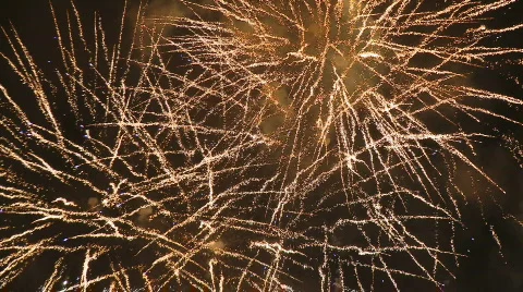 Fireworks in the sky Video stock 618744