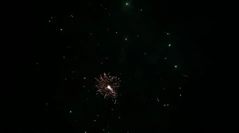 Fireworks in the sky. Stock-Footage 12372536