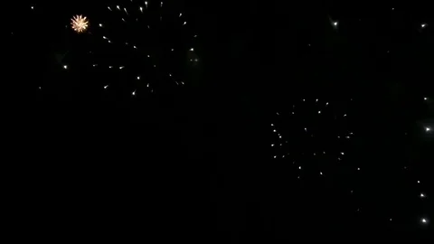 Fireworks in the sky Stock Footage 78783664