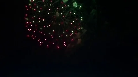 Fireworks in the sky Stock Footage 78783705