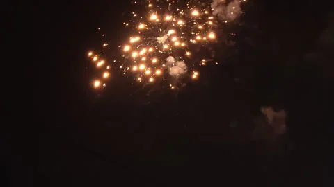 Fireworks in sky Stock Footage 299712007