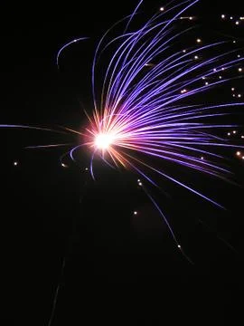 Fireworks in the sky Stock Photos