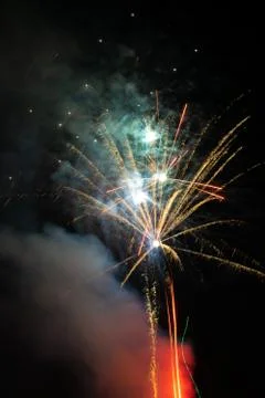 Fireworks in the sky Stock Photos