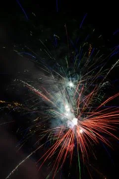 Fireworks in the sky Stock Photos