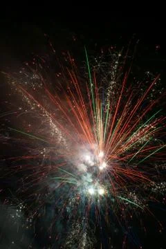 Fireworks in the sky Stock Photos