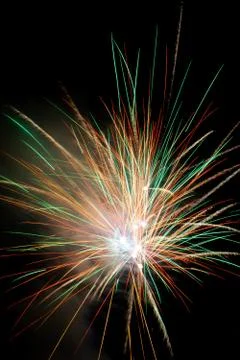 Fireworks in the sky Stock Photos
