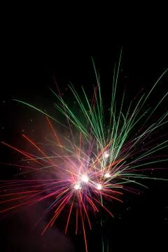 Fireworks in the sky Stock Photos