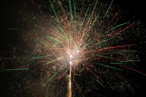 Fireworks in the sky Stock Photos