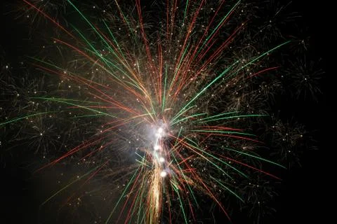 Fireworks in the sky Stock Photos