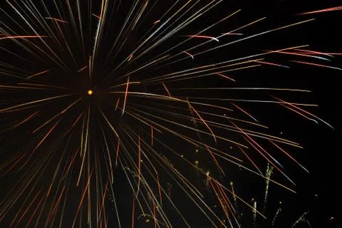 Fireworks in the sky Stock Photos