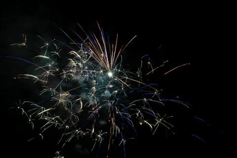 Fireworks in the sky Stock Photos