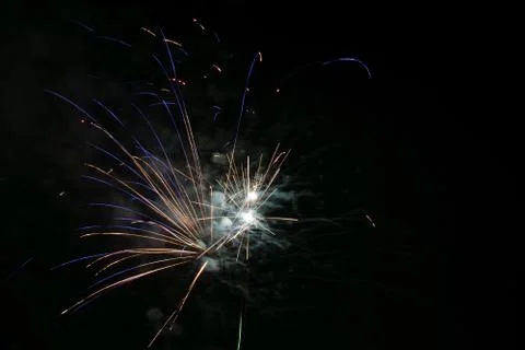 Fireworks in the sky Stock Photos