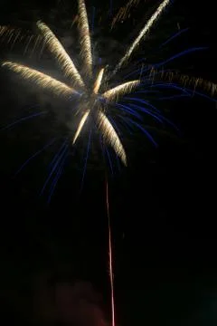 Fireworks in the sky Stock Photos