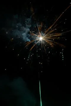Fireworks in the sky Stock Photos