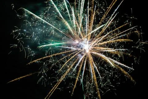 Fireworks in the sky Stock Photos