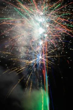 Fireworks in the sky Stock Photos