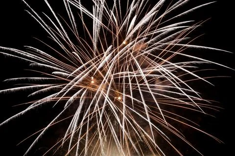Fireworks in the sky Stock Photos