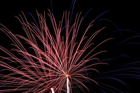 Fireworks in the sky Stock-Fotos