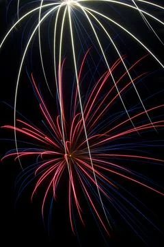 Fireworks in the sky. Stock Photos